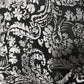 Black Silver Floral Jacquard Newsboy Hat Men