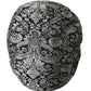 Black Silver Floral Jacquard Newsboy Hat Men