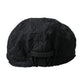 Black Floral Brocade Newsboy Hat Men