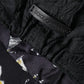 Black Floral Brocade Newsboy Hat Men