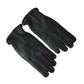 Black Deer Leather Wrist Length Gloves