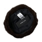 Brown Weasel Fur Womens Cashmere Hat Beanie