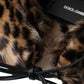 Multicolor Leopard Fur Trapper Women Hat