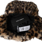 Multicolor Leopard Fur Trapper Women Hat