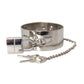 Silver Metal Brass 1999 Bondage Handcuff Runway Bracelet