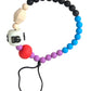 Multicolor Beaded DG Charm Fashion Bracelet