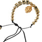 Gold Beaded LOVE DG Charm Fashion Bracelet