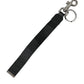 Red DG Logo Rubber Silver Tone Metal Keyring Keychain
