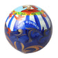 Multicolor Carretto Print Round Ornament Christmas Ball