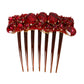 Gold Brass Crystal Jewelry Brooch Hair Pin