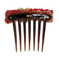 Gold Brass Crystal Jewelry Brooch Hair Pin