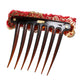 Gold Brass Crystal Jewelry Brooch Hair Pin