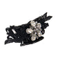 Black Plastic Crystal Jewelry Brooch Hair Pin