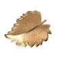 Gold Brass Leaf Embellished Jewelry Brooch Hair Pin