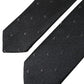 Men Black 100% Silk Fantasy Classic Men Tie