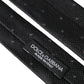 Men Black 100% Silk Fantasy Classic Men Tie