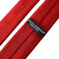 Red Solid Silk Adjustable Tie Men