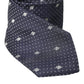 Blue DG Logo 100% Silk Adjustable Tie