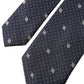 Blue DG Logo 100% Silk Adjustable Tie