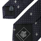 Blue DG Logo 100% Silk Adjustable Tie