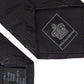 Black Patterned 100% Silk Adjustable Men Tie