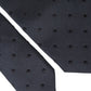 Dark Blue Dotted Silk Adjustable Tie