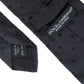Dark Blue Dotted Silk Adjustable Tie