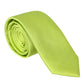 Green Solid Silk Adjustable Tie Men