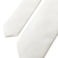 White Solid 100% Silk Adjustable Tie
