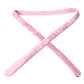 Pink Solid Silk Adjustable Tie Men