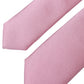 Pink Solid Silk Adjustable Tie Men