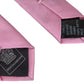 Pink Solid Silk Adjustable Tie Men