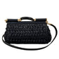 Black Leather Di Calfskin Crossbody Bag
