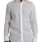 White Linen Long Sleeve Dress MARTINI Shirt