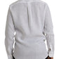 White Linen Long Sleeve Dress MARTINI Shirt