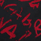 Black Red Logo Crew Neck Sweatshirt Men Sweater