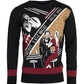 Multicolor Jazz Club Silk Pullover Sweater