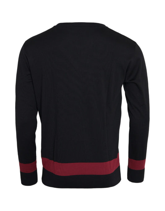 Multicolor Jazz Club Silk Pullover Sweater
