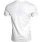 White Graphic Print Cotton Crew Neck T-shirt