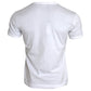 White Cotton Round Neck Short Sleeve T-shirt
