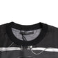 Black Cashmere Silk Jacket Print T-shirt