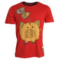 Red Cotton Top 2019 Year of the Pig T-shirt