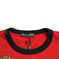 Red Cotton Top 2019 Year of the Pig T-shirt
