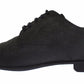 Elegant Green Leather Derby Shoes