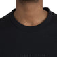 Black Leopard Cotton Short Sleeves T-shirt
