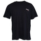 Dark Blue Cotton Logo Crew Neck Short Sleeves T-shirt