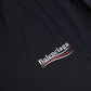 Dark Blue Cotton Logo Crew Neck Short Sleeves T-shirt