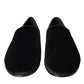 Black Suede Loafers Formal Dress Slip On Shoes