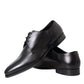 Black Leather Derby Men Formal Shoes Dress