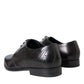 Black Leather Derby Men Formal Shoes Dress